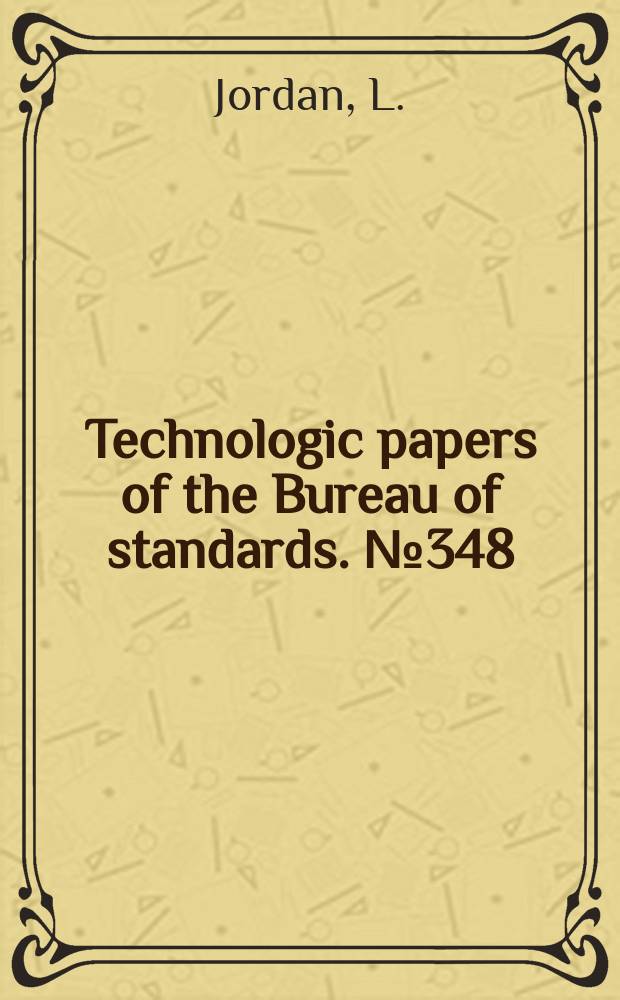 Technologic papers of the Bureau of standards. №348 : Tarnish resisting silver alloys