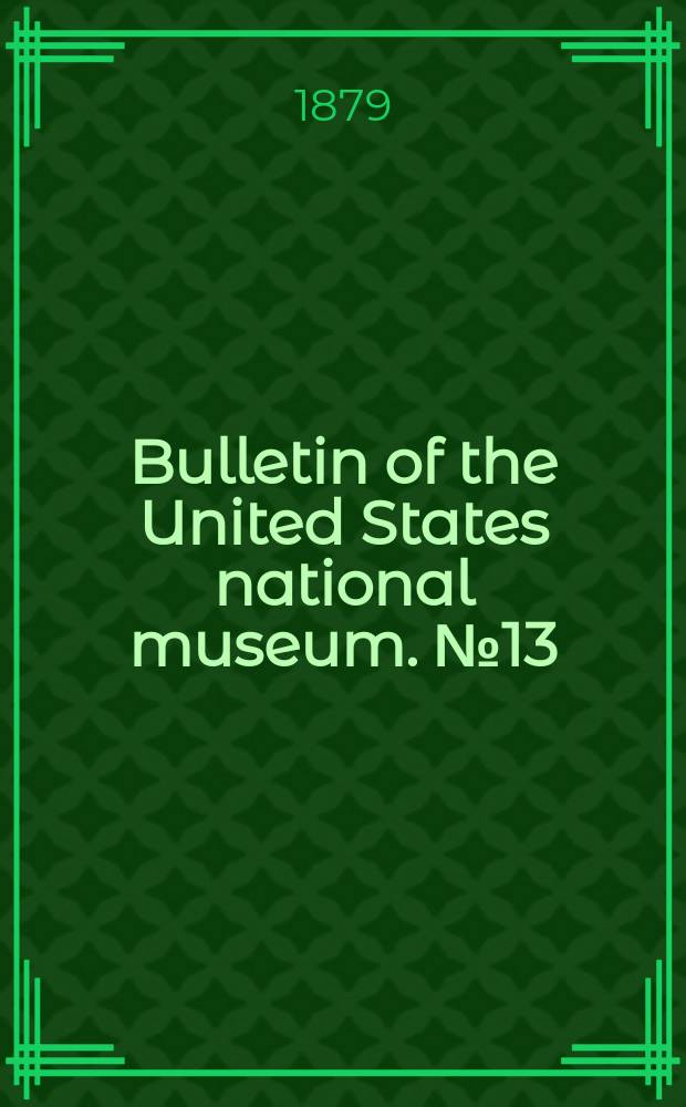 Bulletin of the United States national museum. №13(13) : Te flora of St. Croix and the Virgin islands