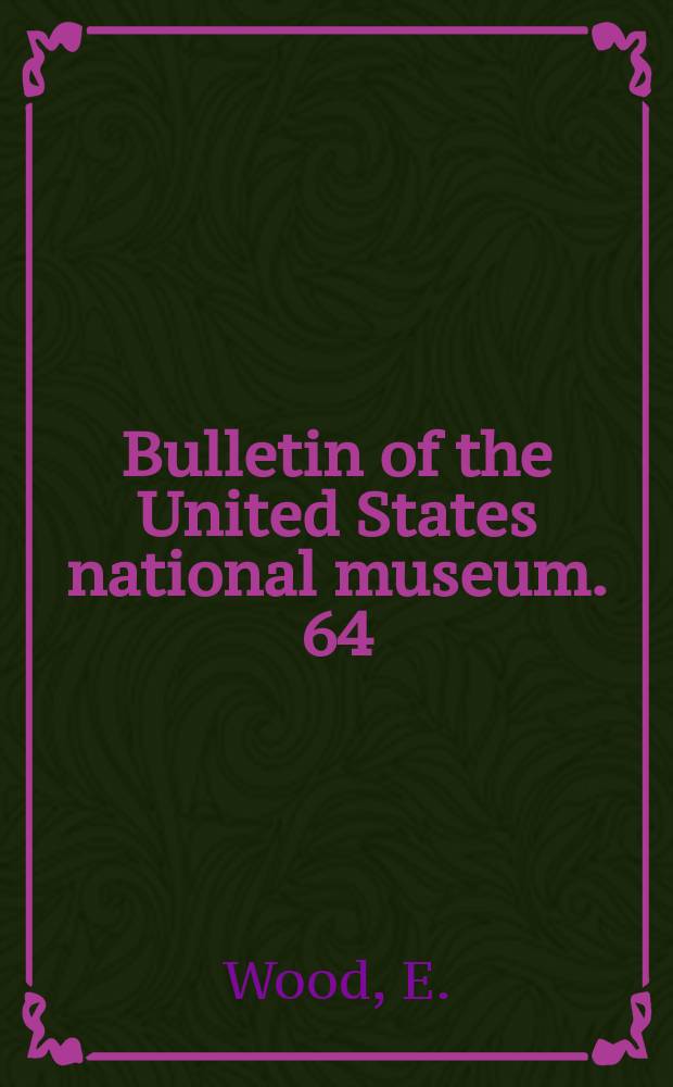 Bulletin of the United States national museum. 64 : A Critical summary of Troost's unpublished manuscript in the Crinoids of Tennessee