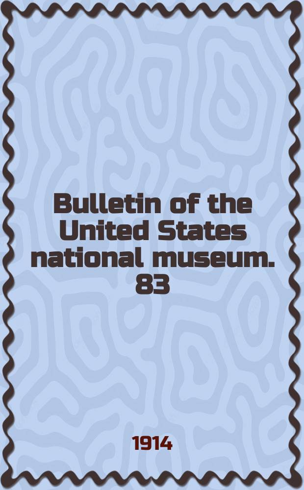 Bulletin of the United States national museum. 83 : Type species of the genera of Ichneumon flies