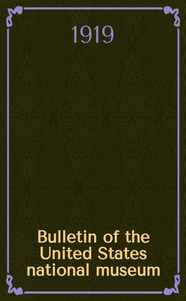 Bulletin of the United States national museum : The mineral industries of the United States