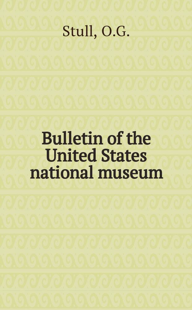 Bulletin of the United States national museum : Variations and relationships in the Snakes of the genus Pituophis