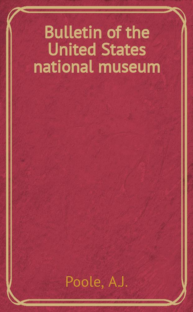 Bulletin of the United States national museum : Catalog of the type specimens of mammals in the United States National museum, including the Biological surveys collection