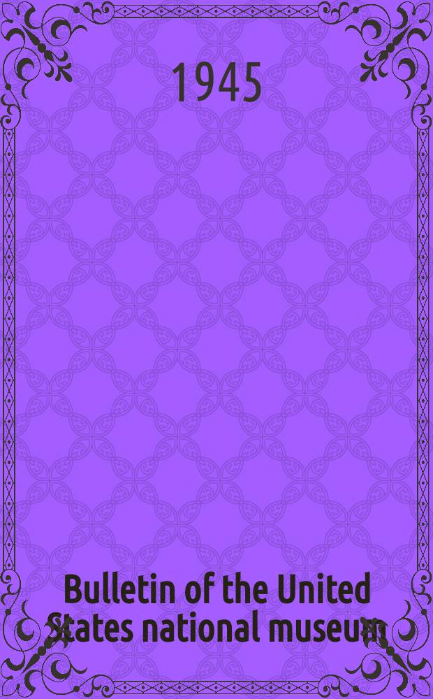 Bulletin of the United States national museum : An annotated checklist and key to the snakes of Mexico