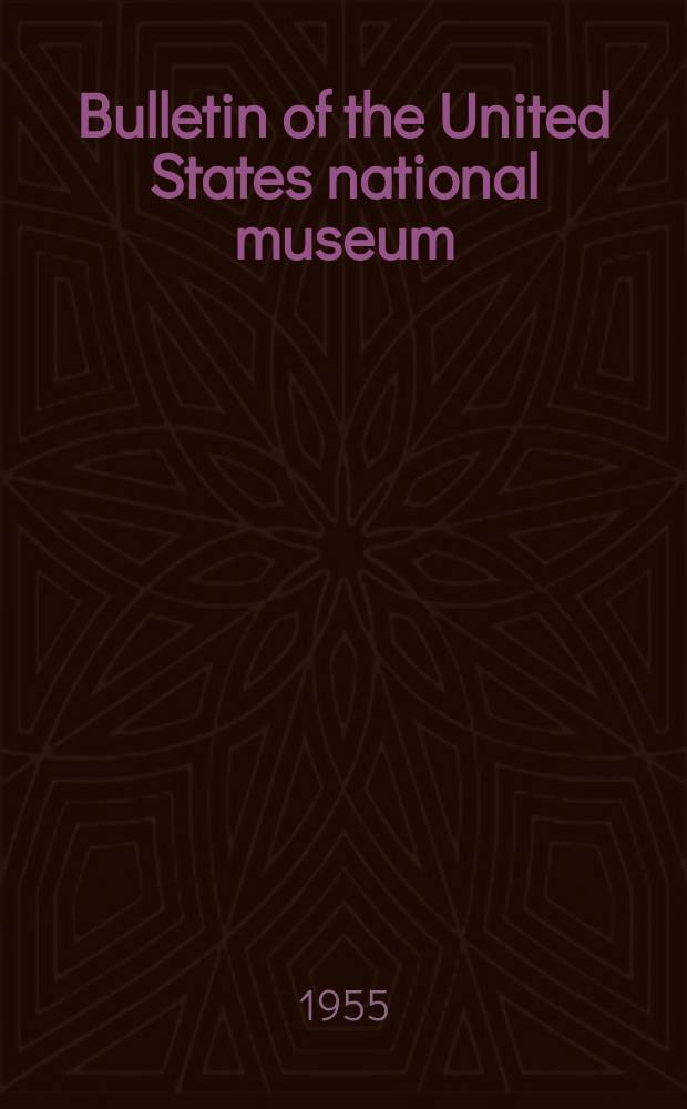 Bulletin of the United States national museum : List of North American recent mammals
