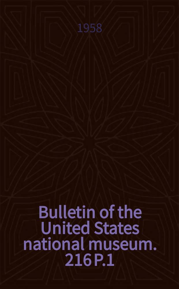 Bulletin of the United States national museum. 216 P.1 : Ichneumon - flies of American North of Mexico