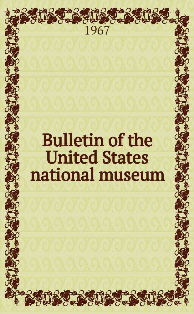 Bulletin of the United States national museum : Pacific Tunicata of the United States national museum
