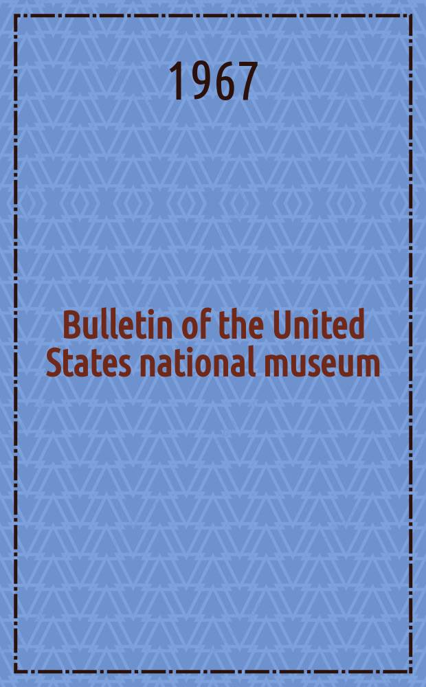 Bulletin of the United States national museum : A revision of the moths of the subfamily Prodoxinae (Lepidoptera : Incurvariidae)