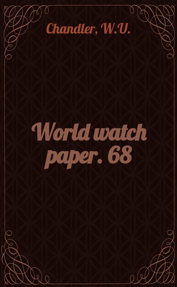 World watch paper. 68 : Banishing tobacco