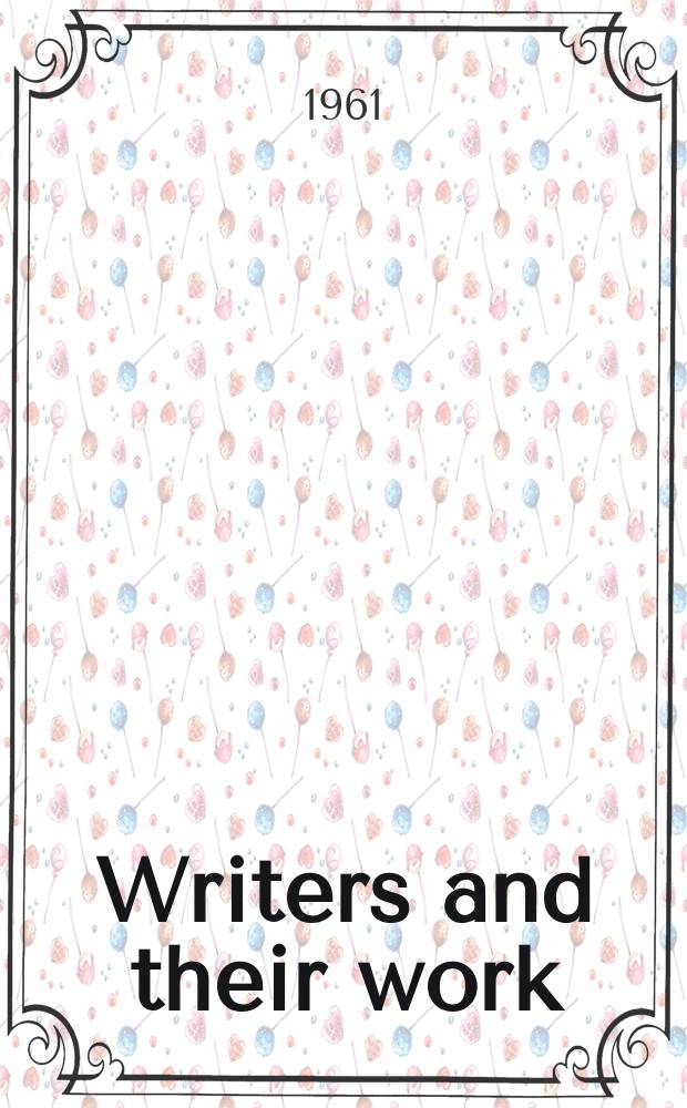 Writers and their work : Bibliographical ser. of suppl. to "British book news". №133 : William Shakespeare