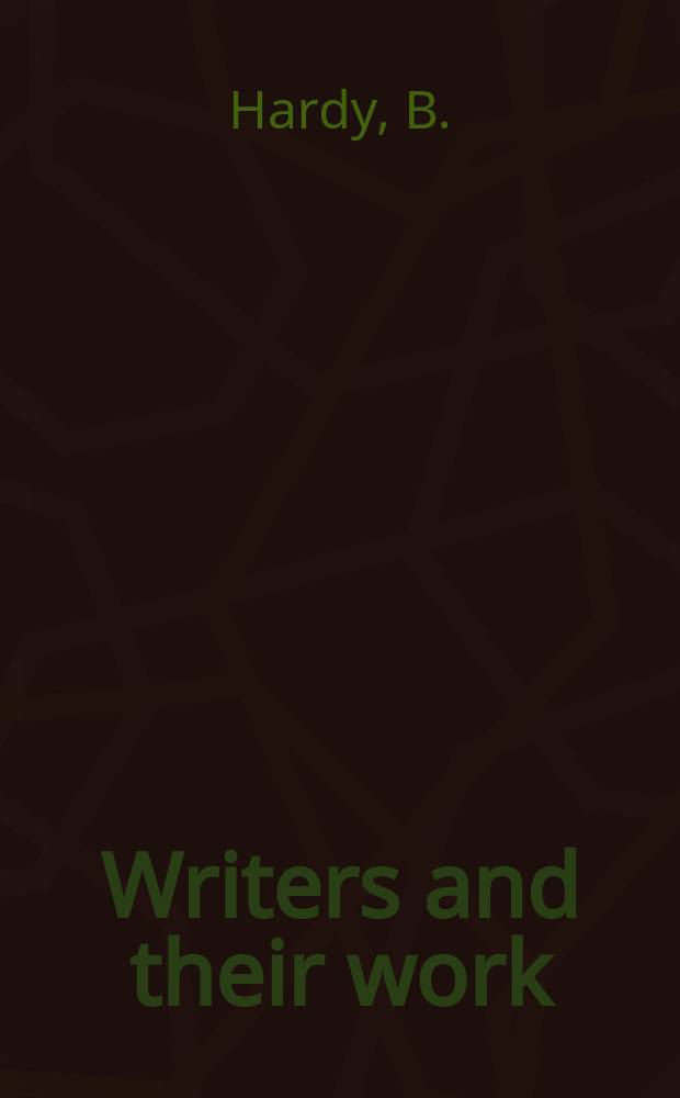 Writers and their work : Bibliographical ser. of suppl. to "British book news". №205 : Charles Dickens