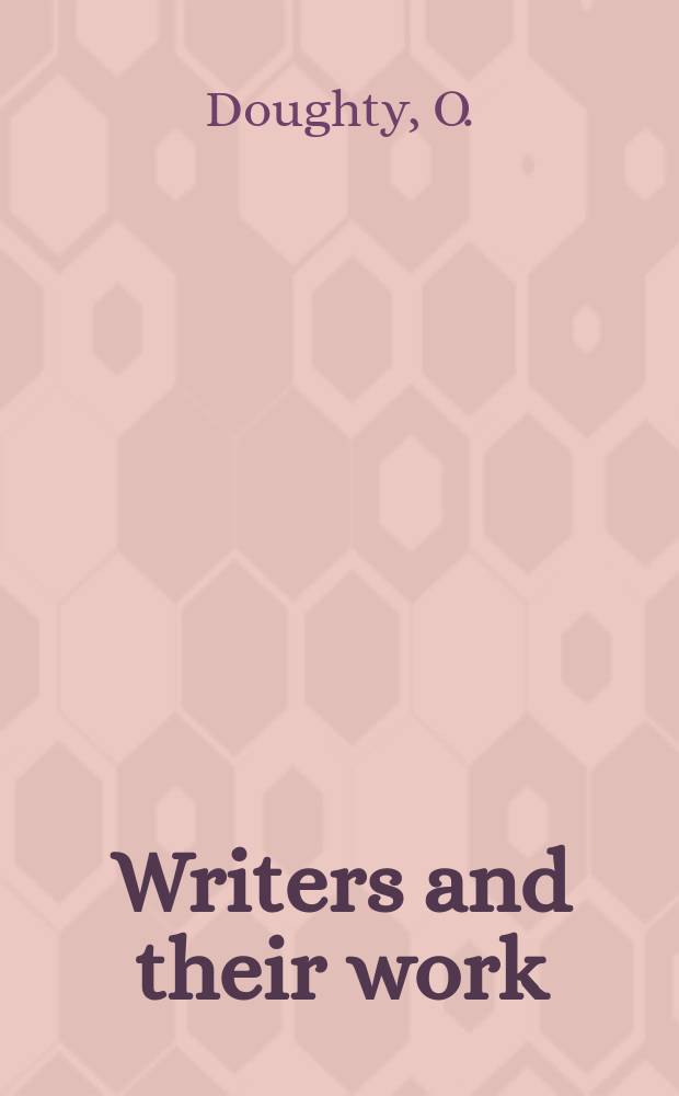 Writers and their work : Bibliographical ser. of suppl. to "British book news". №172 : Collins Collins