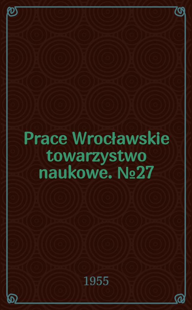 Prace Wrocławskie towarzystwo naukowe. №27 : O obliczaniu pól obszarów płaskich siatkami równoległobocznymi