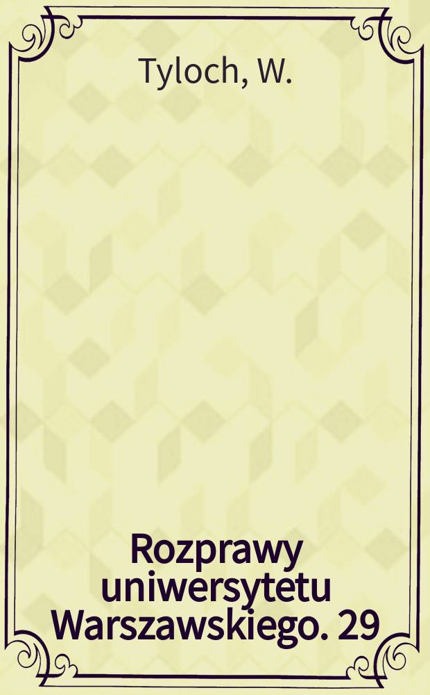 Rozprawy uniwersytetu Warszawskiego. 29 : Aspekty społeczne gminy z Qumran