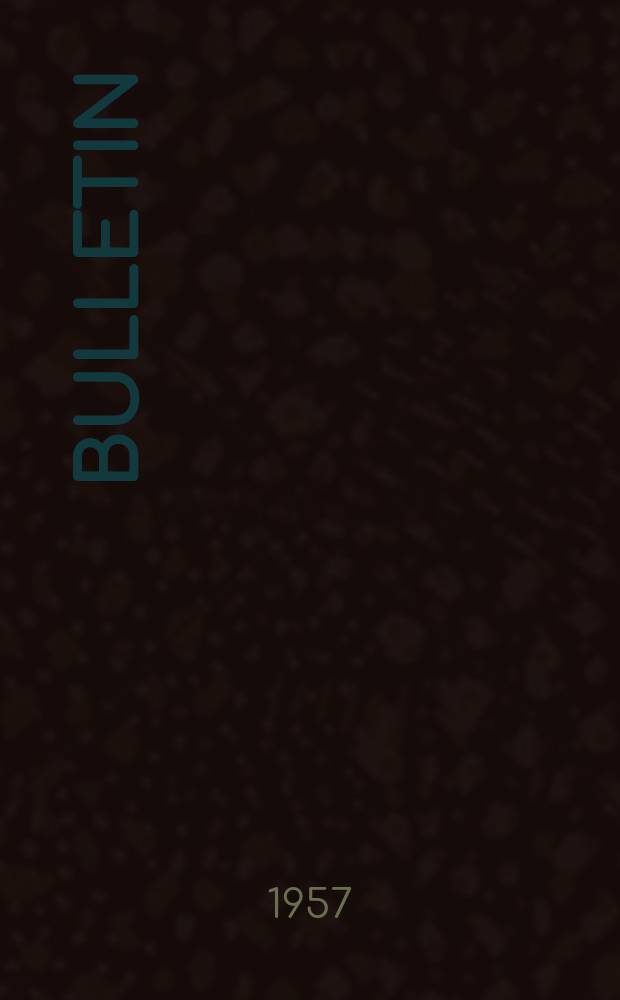 Bulletin