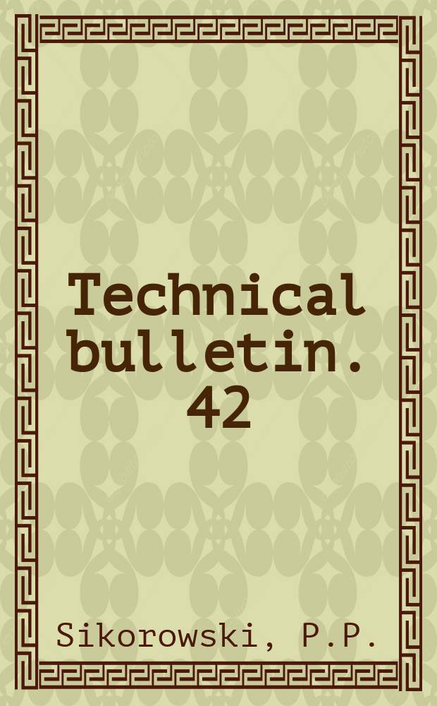 Technical bulletin. 42 : Interrelation of fungi and insects to deterioration of stored grains