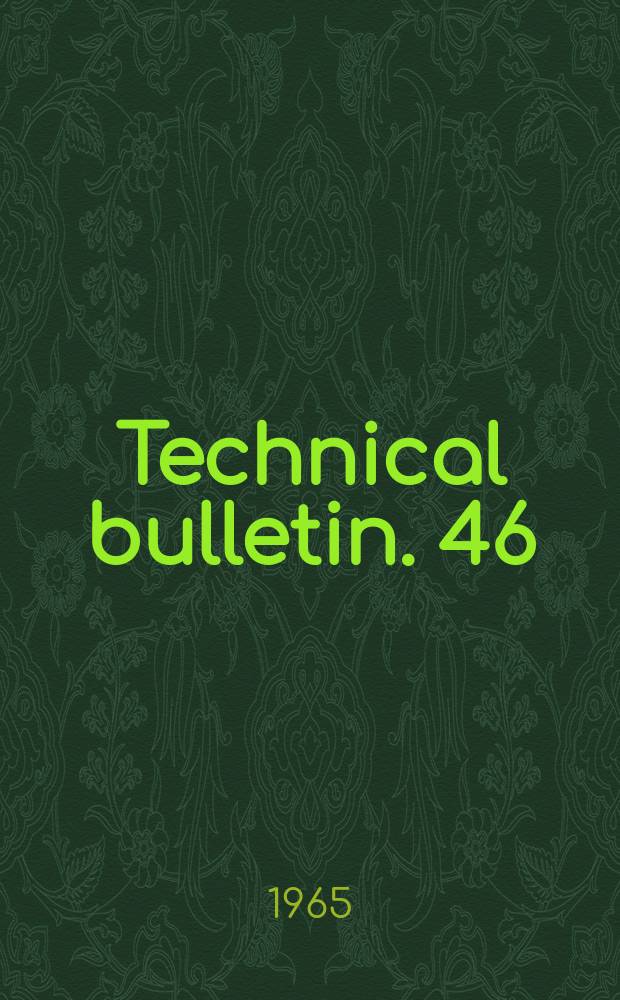 Technical bulletin. 46 : Western hay prices