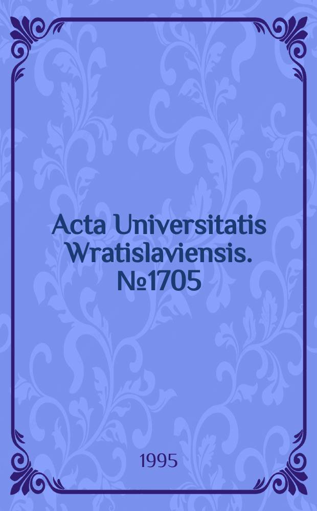 Acta Universitatis Wratislaviensis. №1705 : Klimat Dolnego Śląska