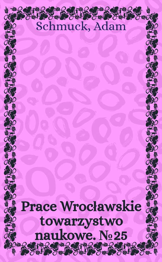 Prace Wrocławskie towarzystwo naukowe. №25 : O parowaniu potencjalnym