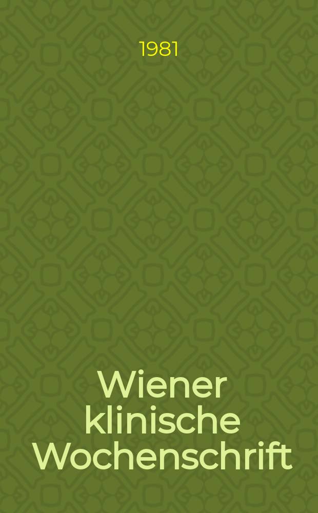 Wiener klinische Wochenschrift : Die klinische Bedeutung der kranialen ...