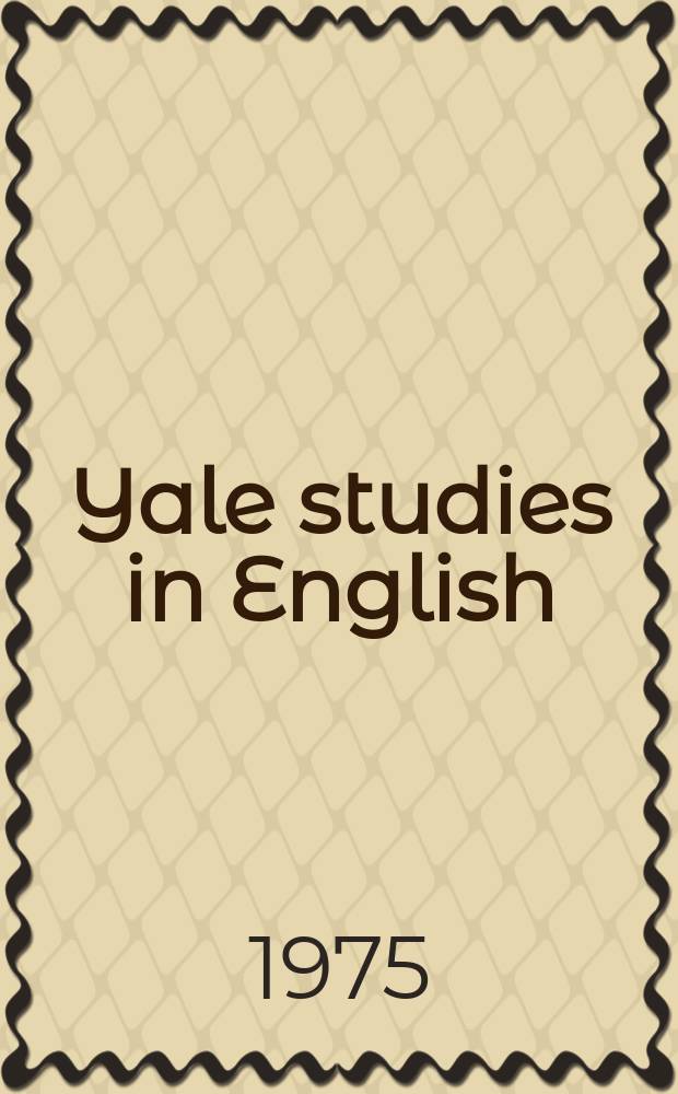 Yale studies in English : Malory