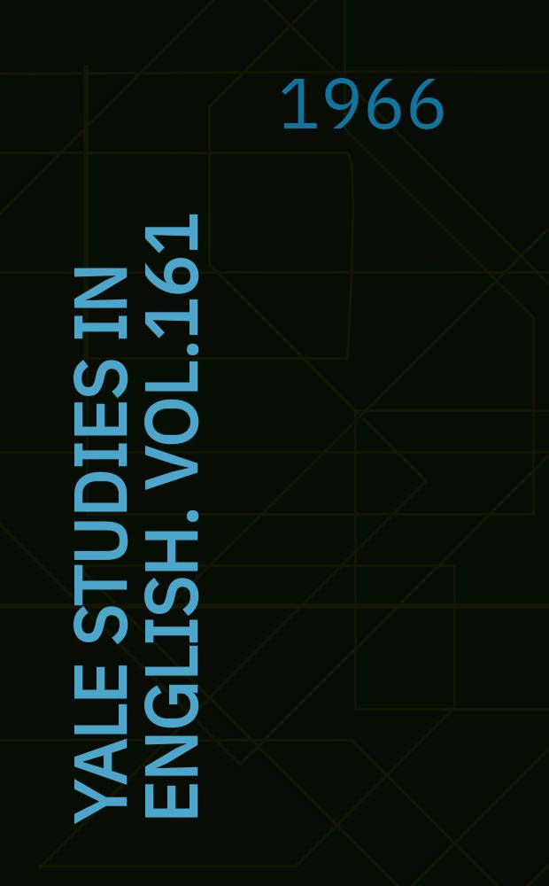 Yale studies in English. Vol.161 : D.H. Lawrence as a literary critic