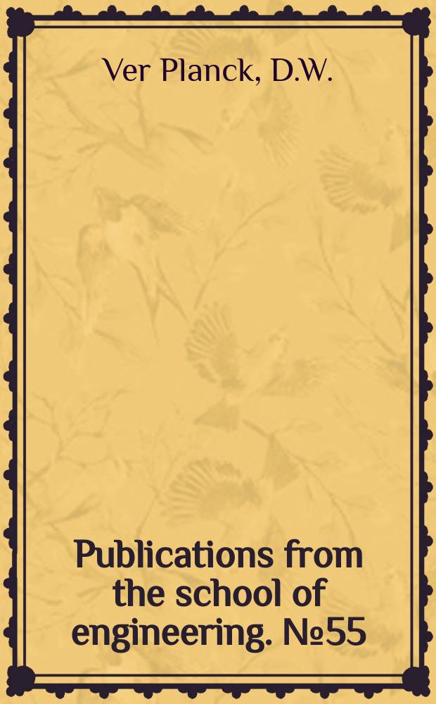Publications from the school of engineering. №55 : Calculation of initial breakdown voltages in air