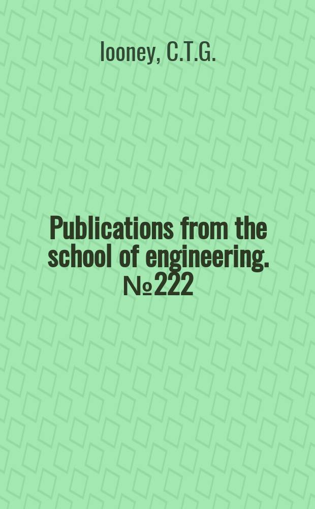 Publications from the school of engineering. №222 : analysis of continuous structures by joint rotation