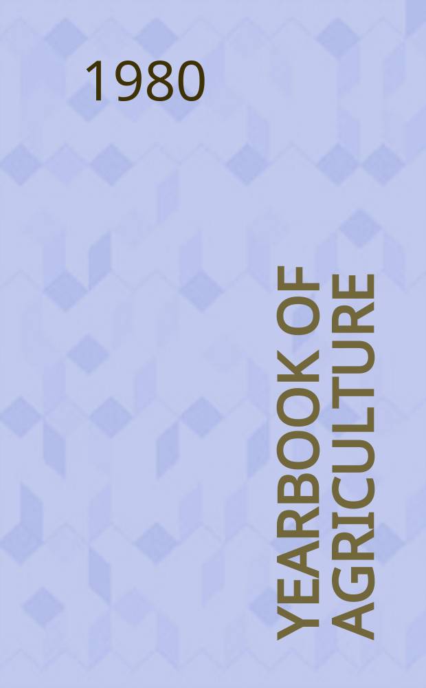 Yearbook of agriculture : Cutting energy costs