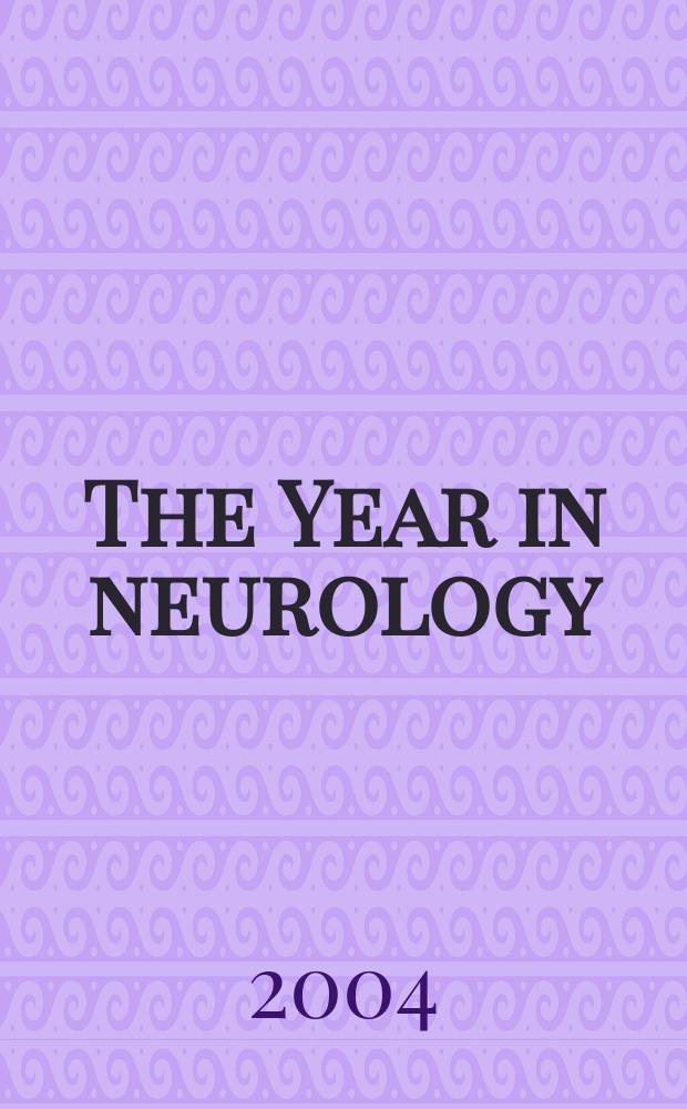 The Year in neurology