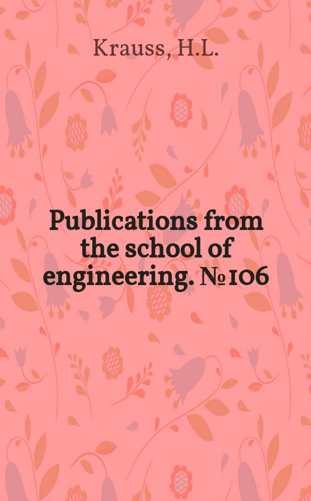 Publications from the school of engineering. №106 : Distortion and band - width characteristics of pulse modulation