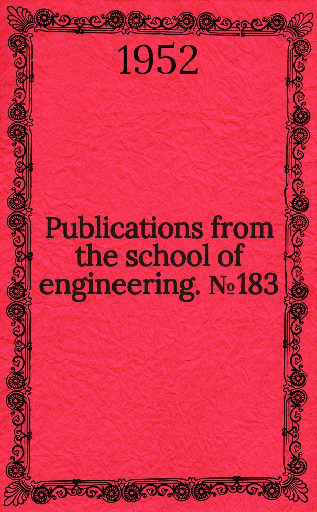Publications from the school of engineering. №183 : Kinetics of hydrochlorination of lauryl alcohol