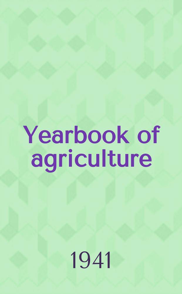 Yearbook of agriculture : Climate and man