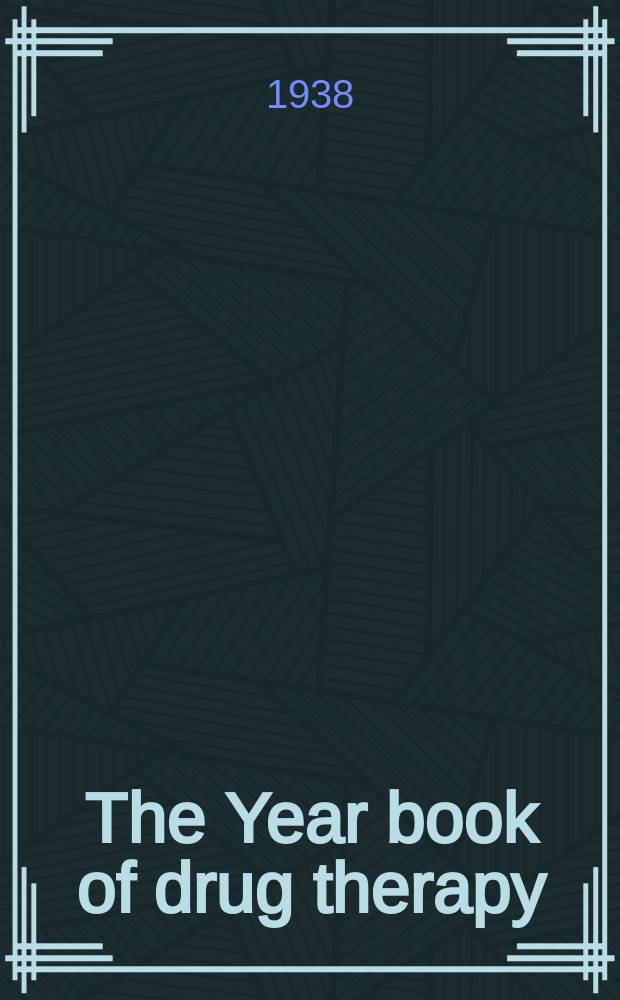The Year book of drug therapy