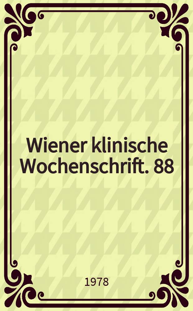 Wiener klinische Wochenschrift. 88 : Oto-rhino-laryngologische Aspekte ...