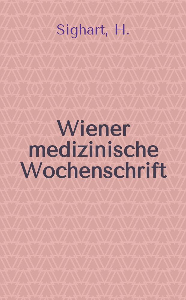 Wiener medizinische Wochenschrift : Supplement. 1975, №30 : Der Lymphknoteneinbruch bei Tuberkulose ...