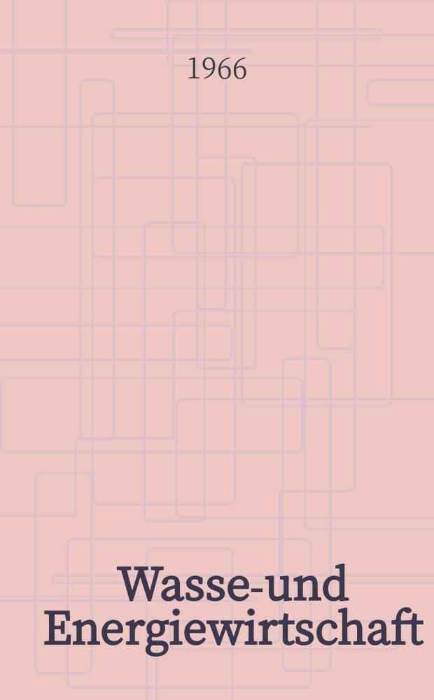 Wasser- und Energiewirtschaft : Schweizerische Monatsschrift für Wasserecht, Wasserbau , Wasserkraftnutzung, Energiewirtschaft und Binnenschifffahrt. Off. Organ des Schweiz. Wasserwirtschafts- Verbandes und der Zentral Kommission für Rheinschifahrt... Begründet von Dr. O. Wettstein. Jg.58 1966, №4/5 : (Sonderheft Skandinavien )