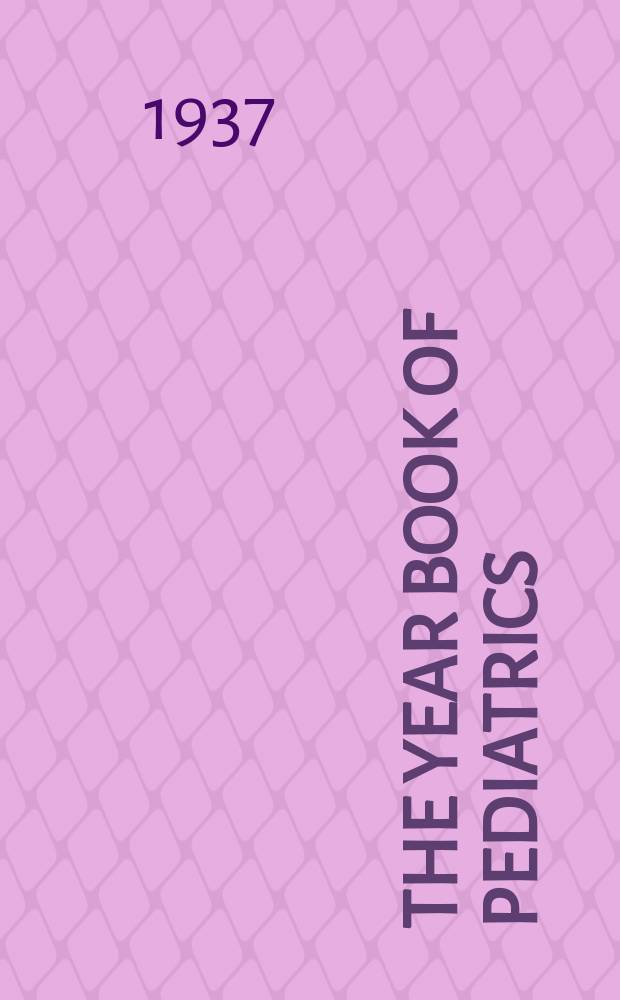 The Year book of pediatrics