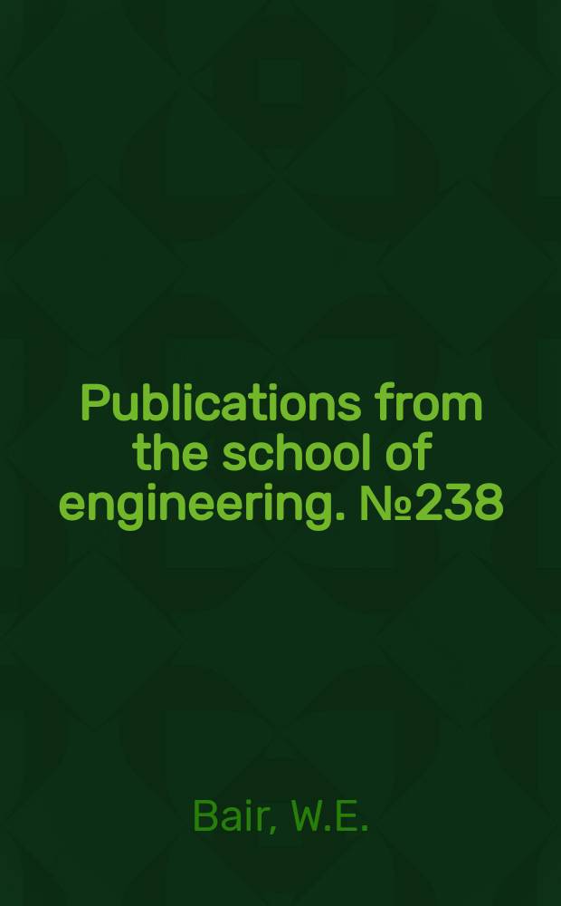 Publications from the school of engineering. №238 : Spontaneous ignition of n - heptane - air mixtures in a steady - flow process
