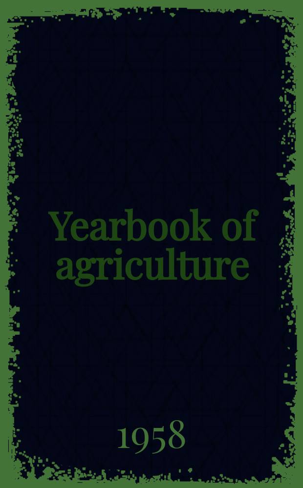 Yearbook of agriculture : Land