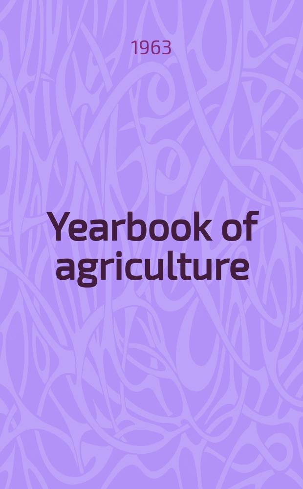 Yearbook of agriculture : A place to live