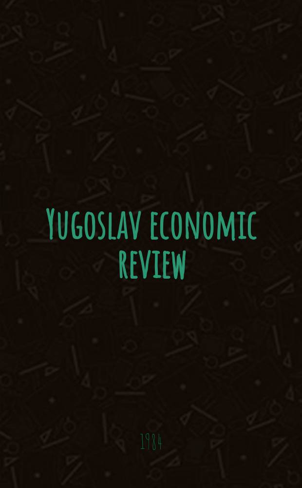Yugoslav economic review