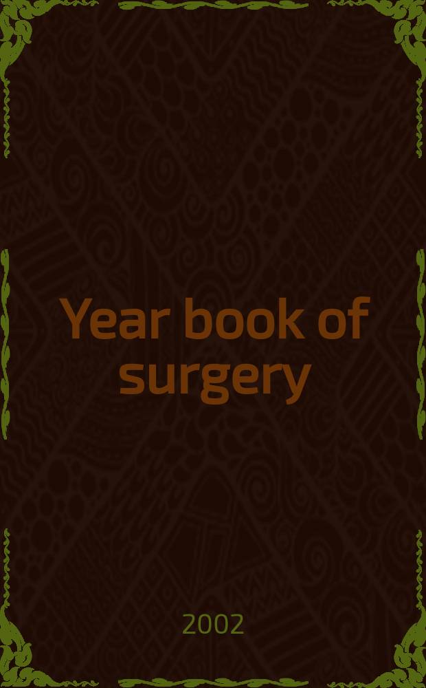 Year book of surgery
