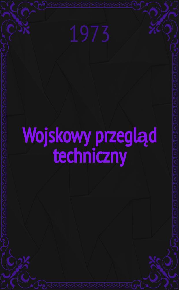 Wojskowy przegląd techniczny