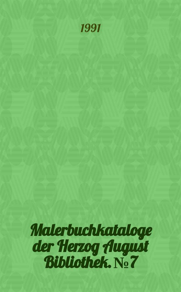 Malerbuchkataloge der Herzog August Bibliothek. №7 : Der Raum der Worte