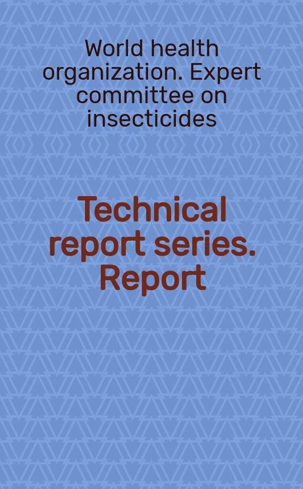 Technical report series. Report