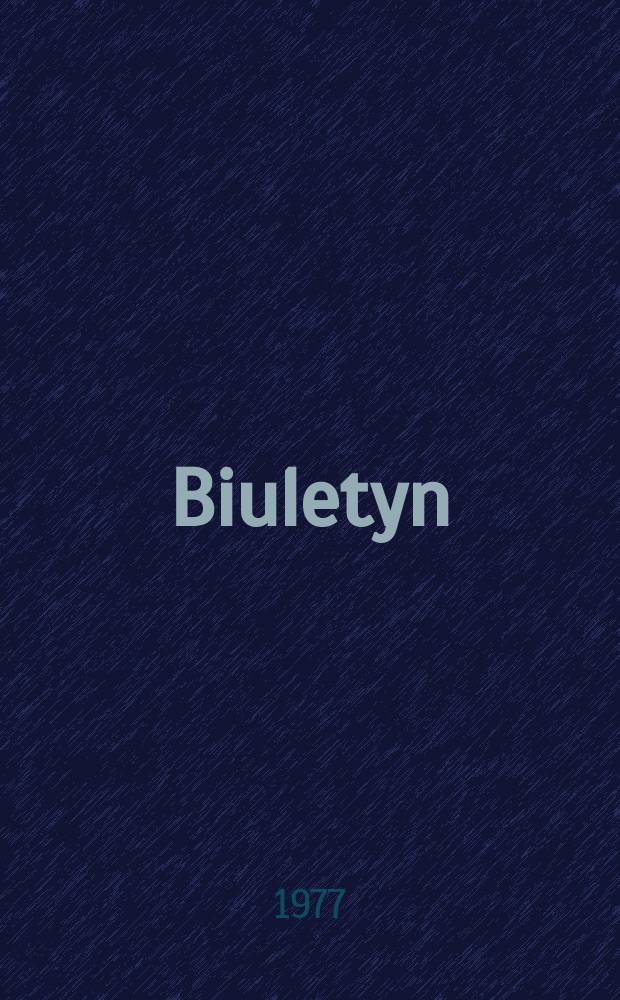 Biuletyn