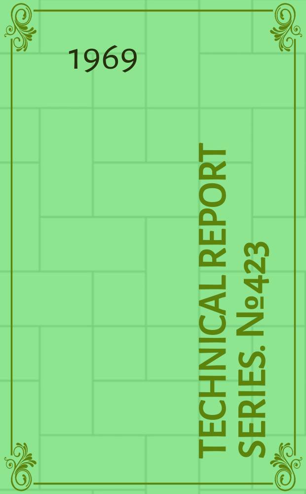 Technical report series. №423 : Cell-mediated immune responses