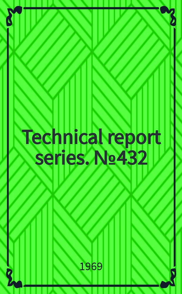 Technical report series. №432 : Research in health education