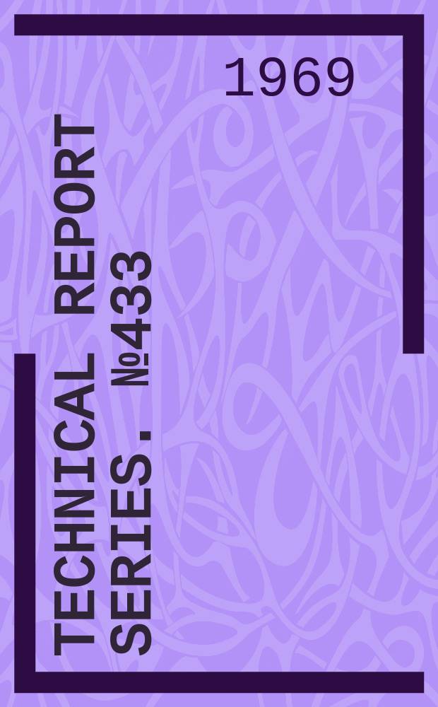 Technical report series. №433 : Parasitology of malaria